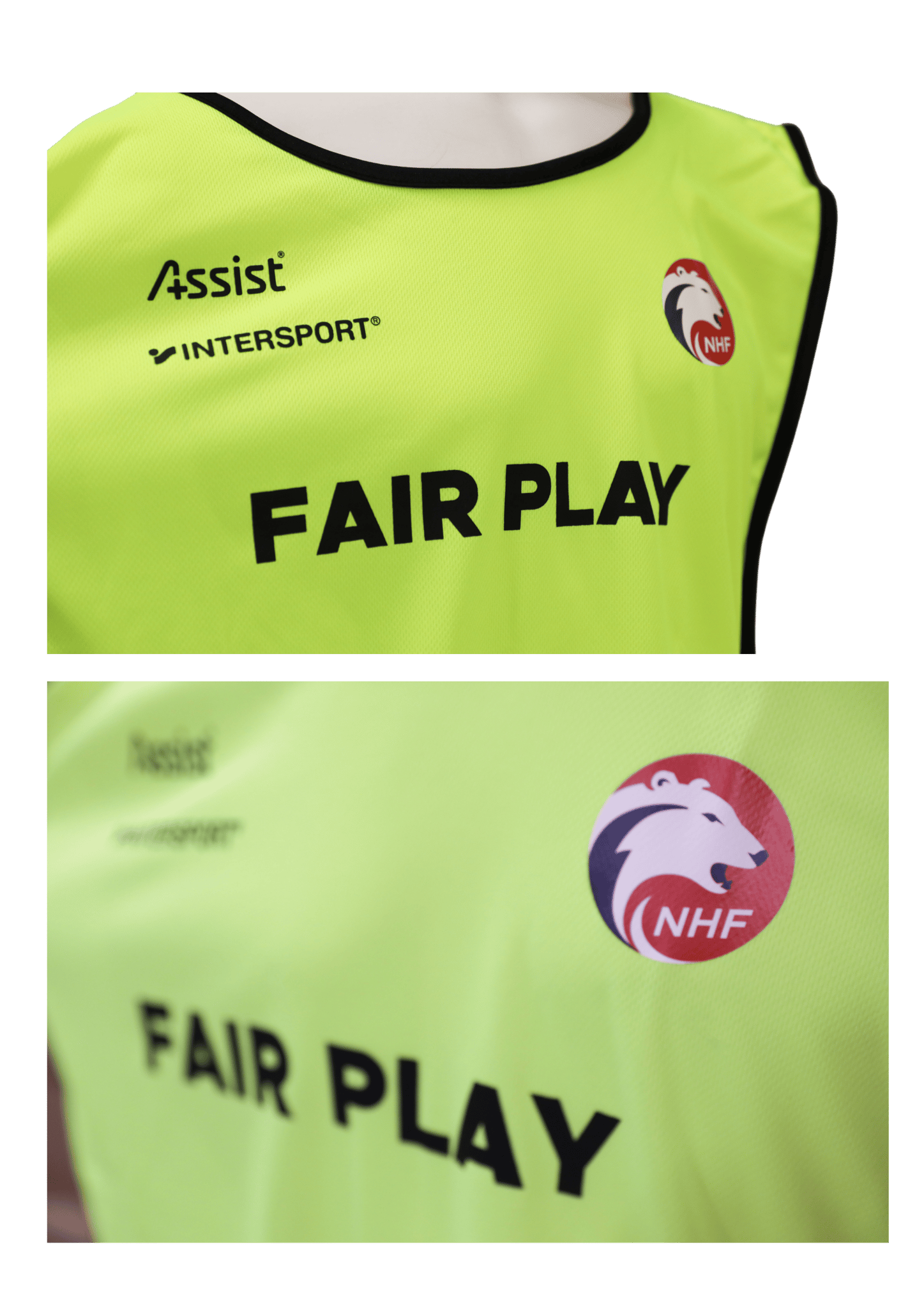 NHF Fair Play Vert Vest Gul 7