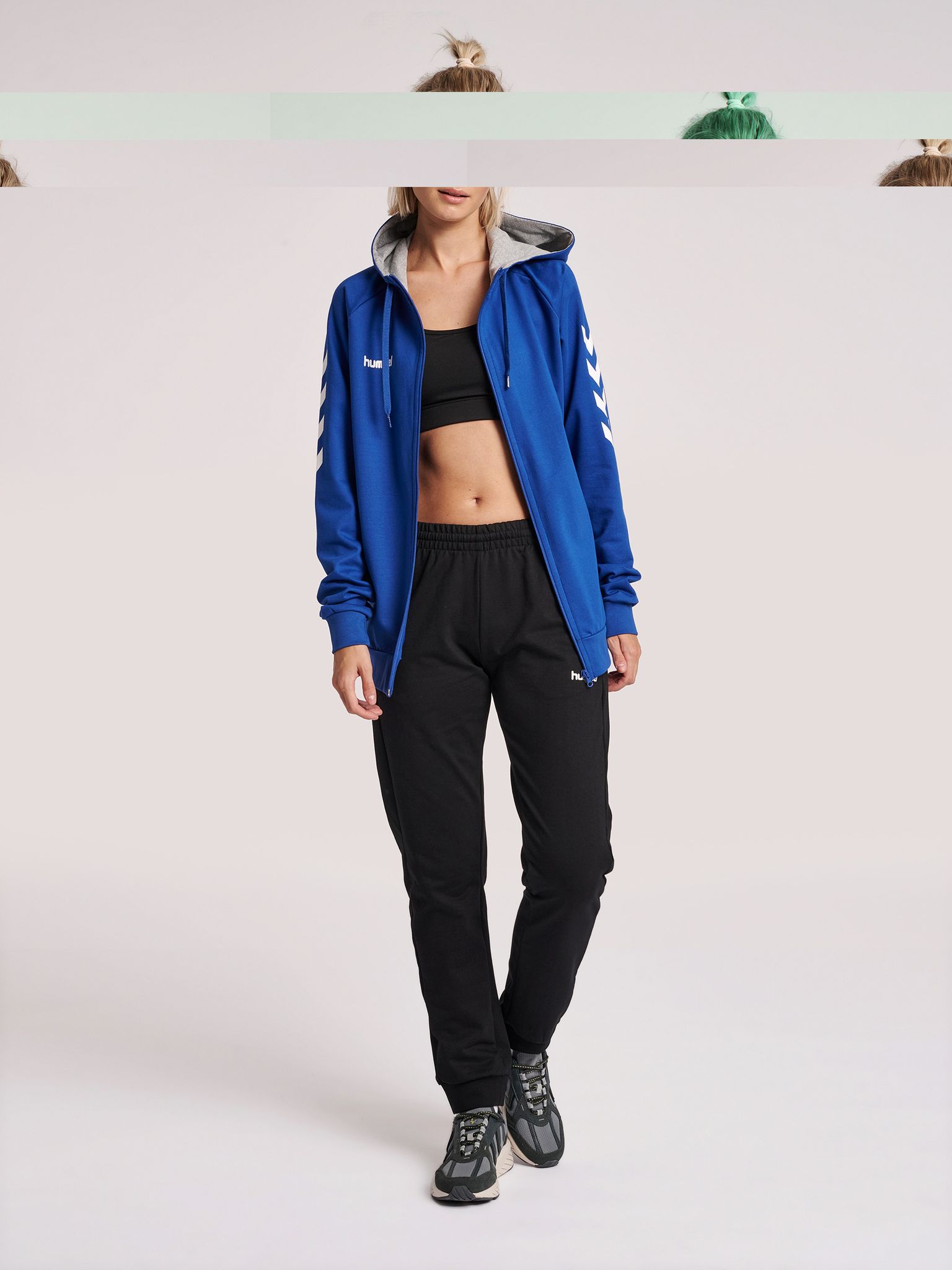 HMLGO COTTON ZIP HOODIE WOMAN