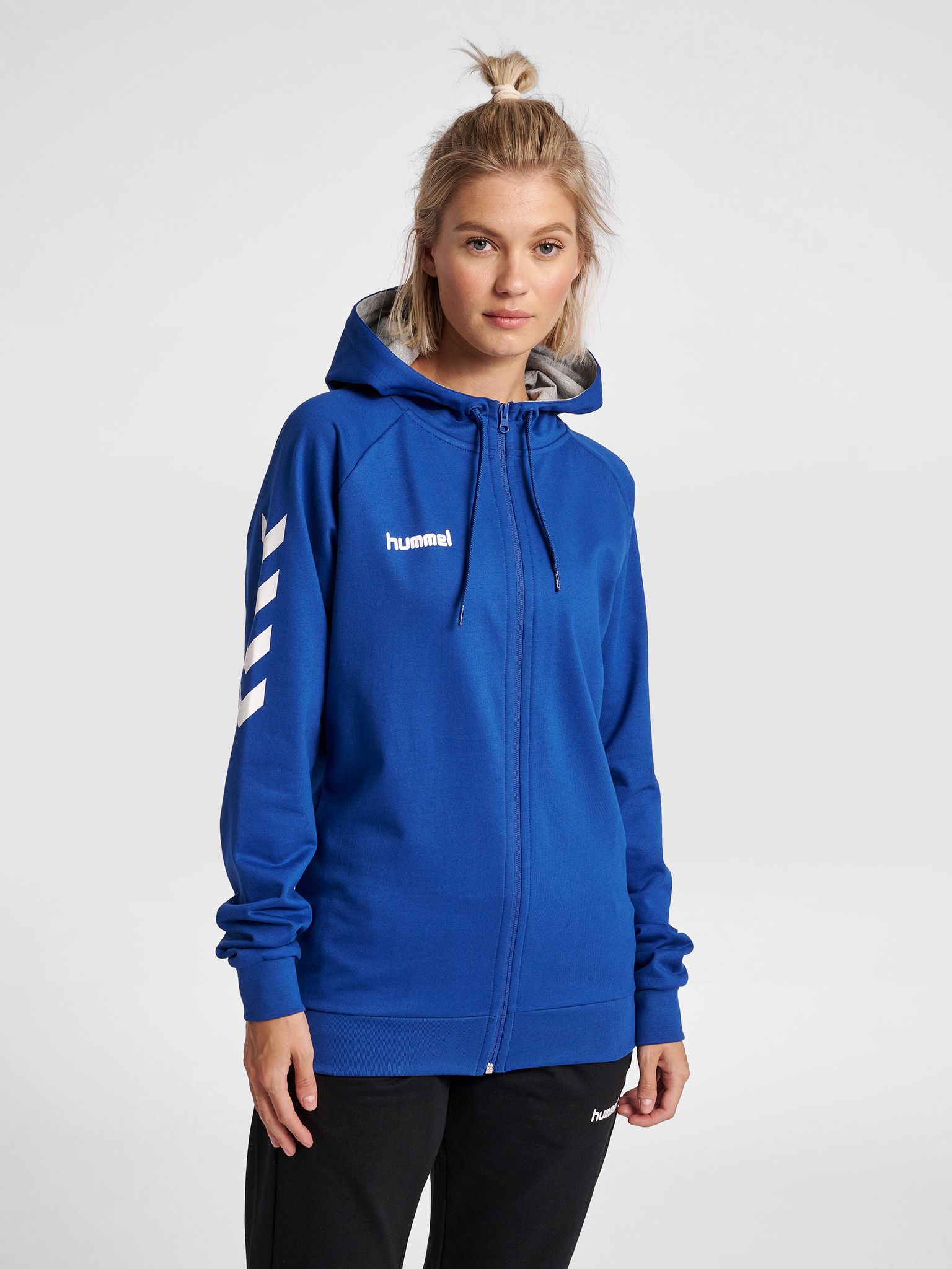 HMLGO COTTON ZIP HOODIE WOMAN