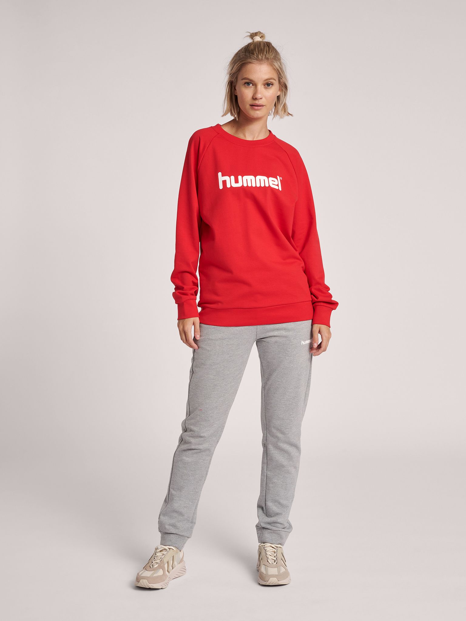 HMLGO COTTON LOGO SWEATSHIRT WOMAN