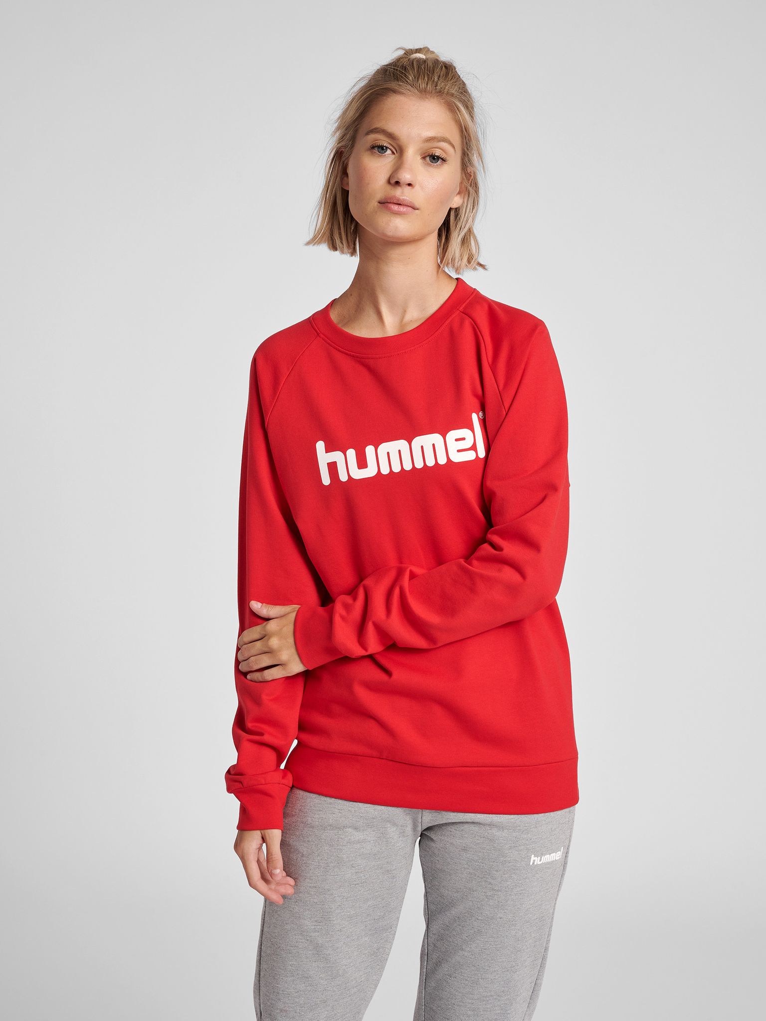 HMLGO COTTON LOGO SWEATSHIRT WOMAN
