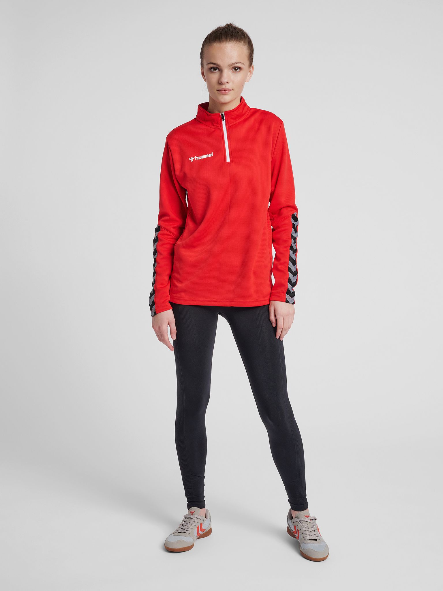 hmlAUTHENTIC HALF ZIP SWEATSHIRT WOMAN