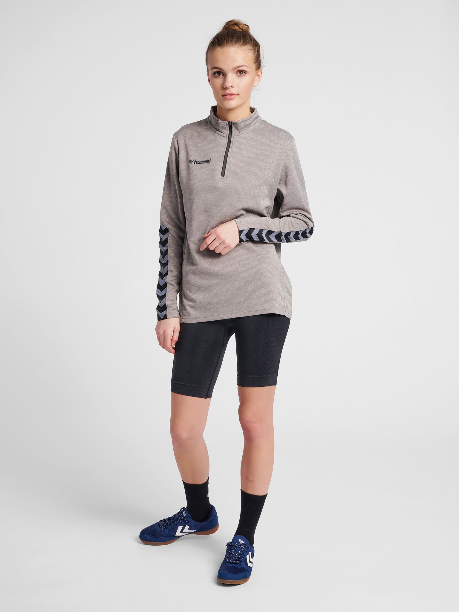 hmlAUTHENTIC HALF ZIP SWEATSHIRT WOMAN