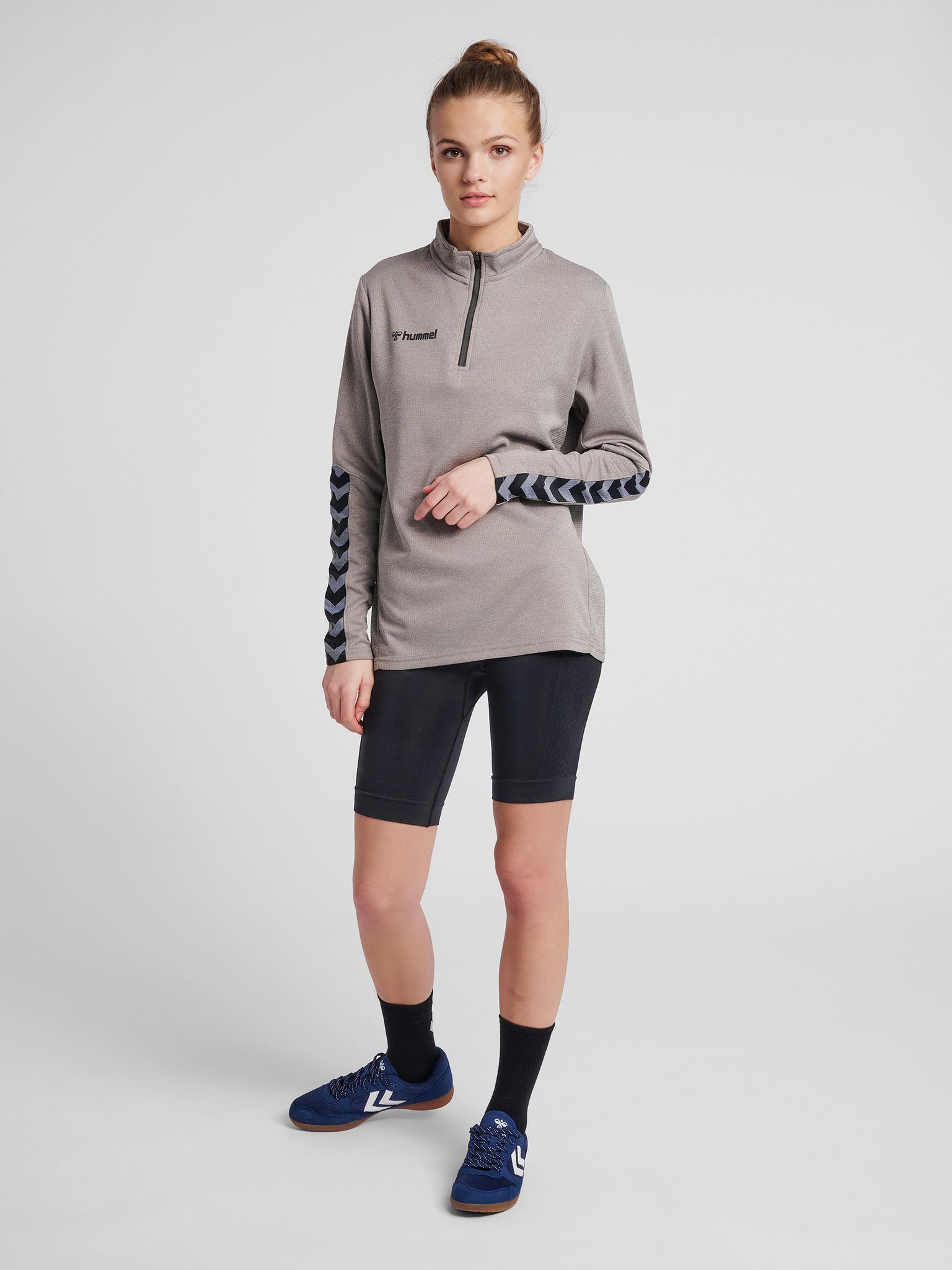 hmlAUTHENTIC HALF ZIP SWEATSHIRT WOMAN