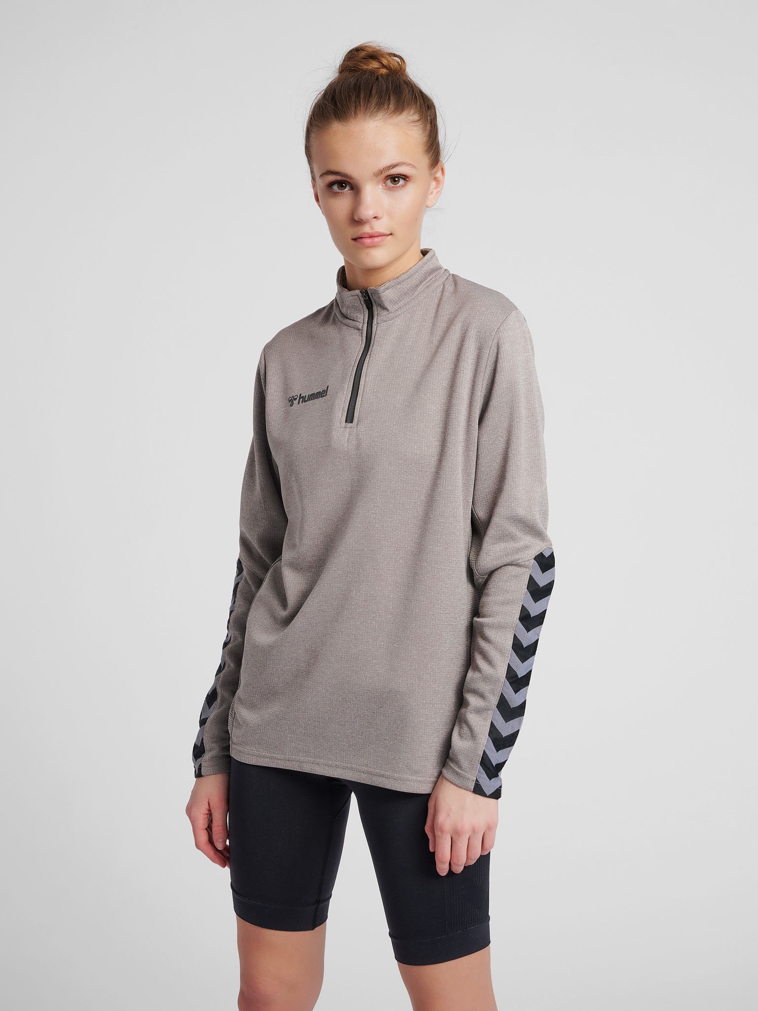 hmlAUTHENTIC HALF ZIP SWEATSHIRT WOMAN