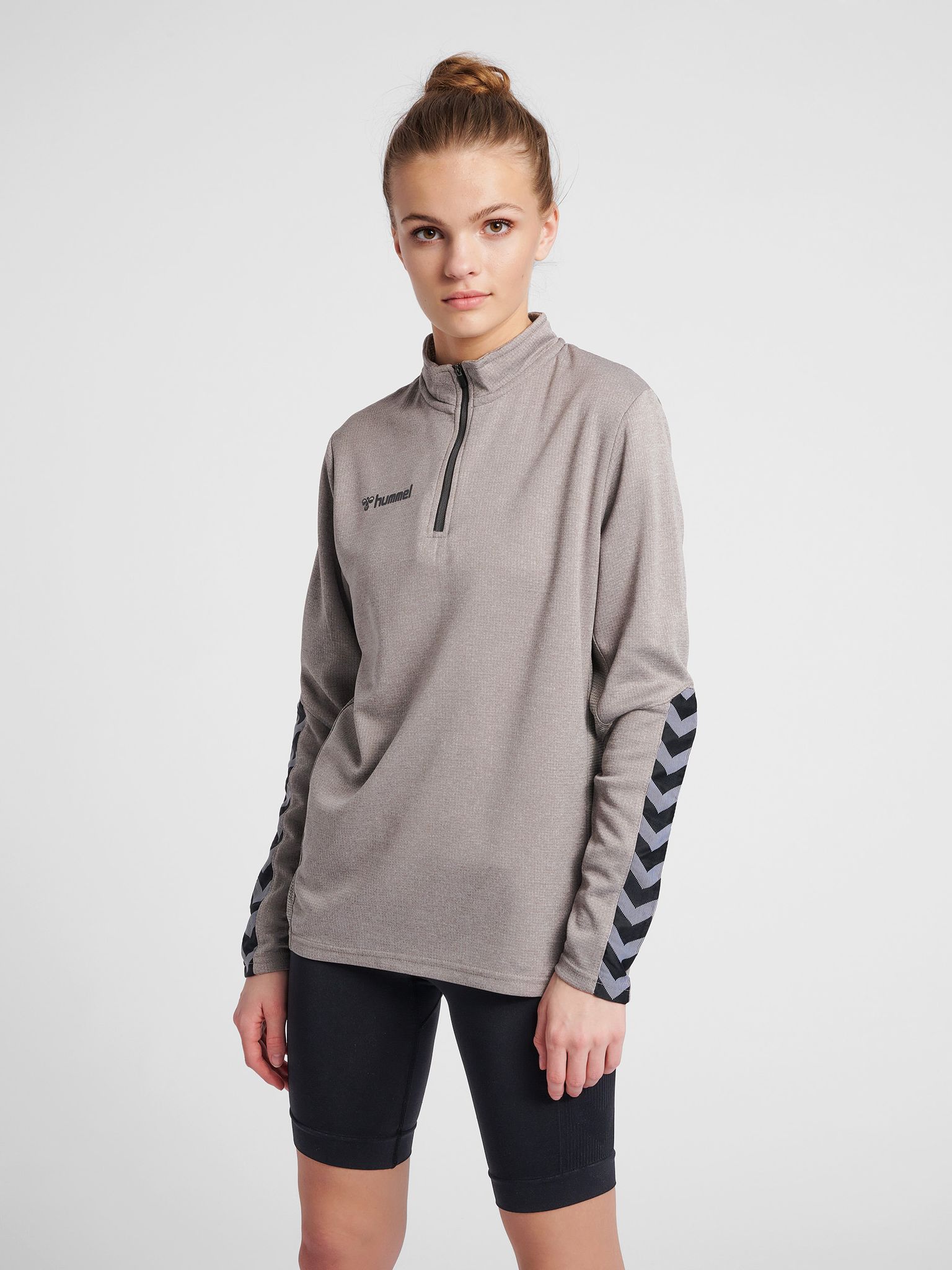 hmlAUTHENTIC HALF ZIP SWEATSHIRT WOMAN