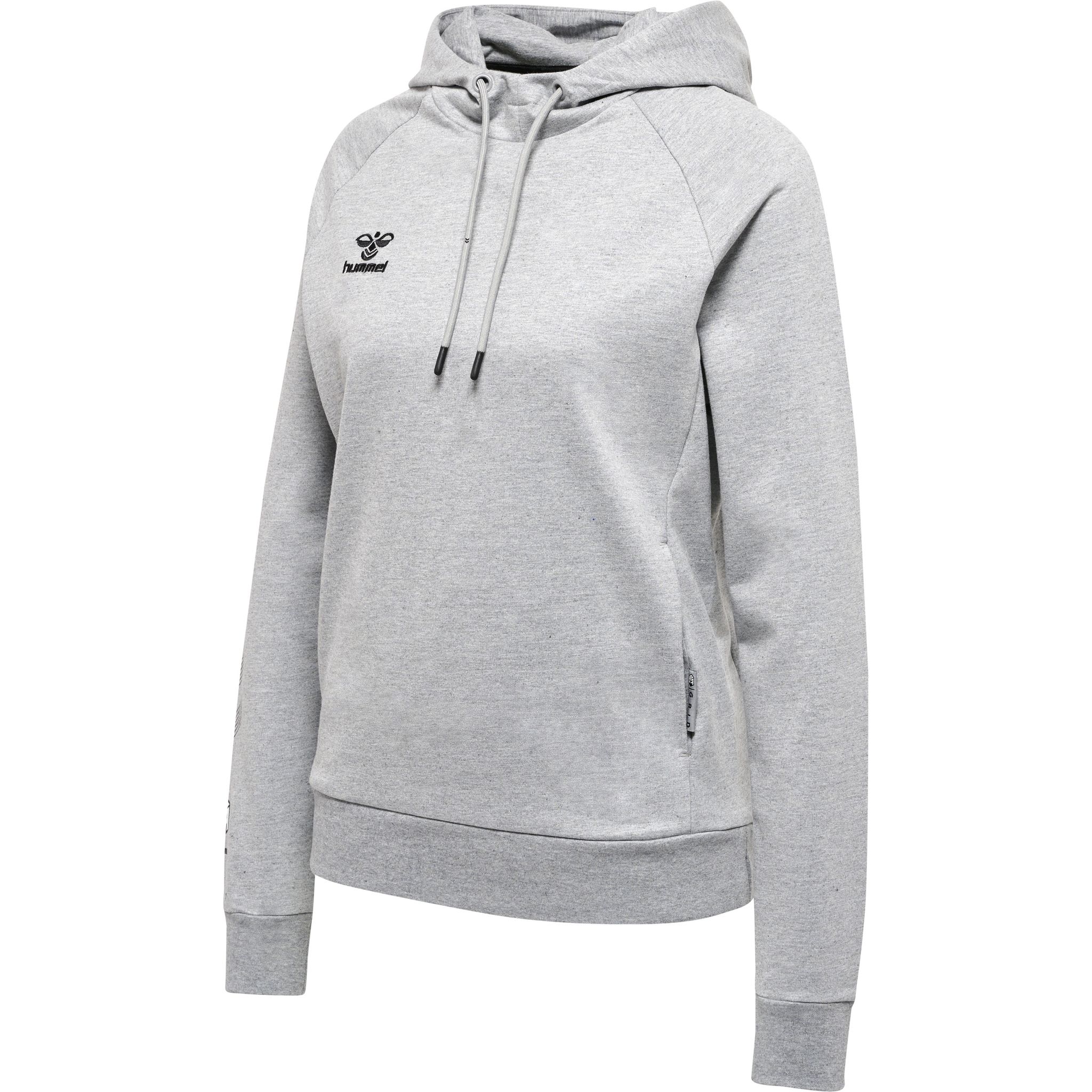 hmlMOVE GRID COTTON HOODIE WOMAN