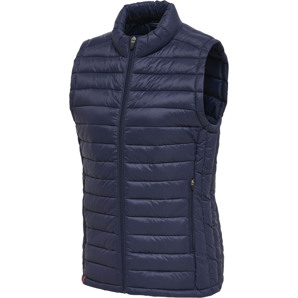 hmlRED QUILTED WAISTCOAT WOMAN