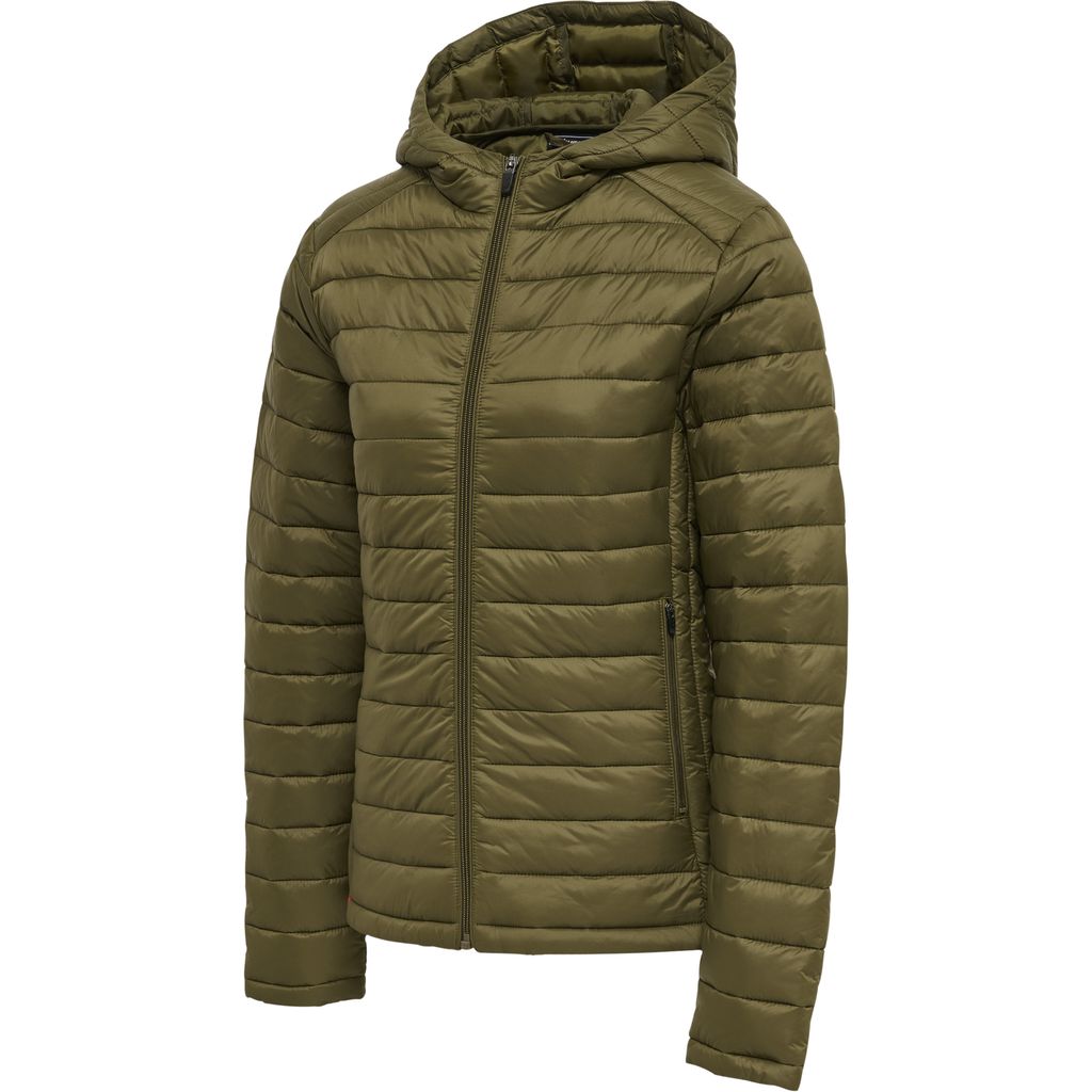 hmlRED QUILTED HOOD JACKET WOMAN