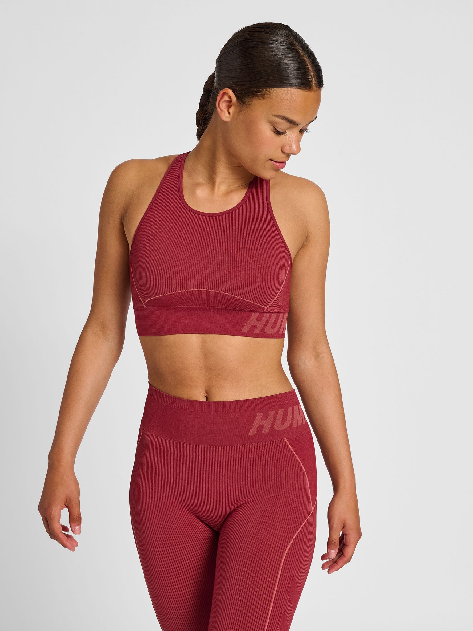 hmlTE CHRISTEL SEAMLESS SPORTS TOP