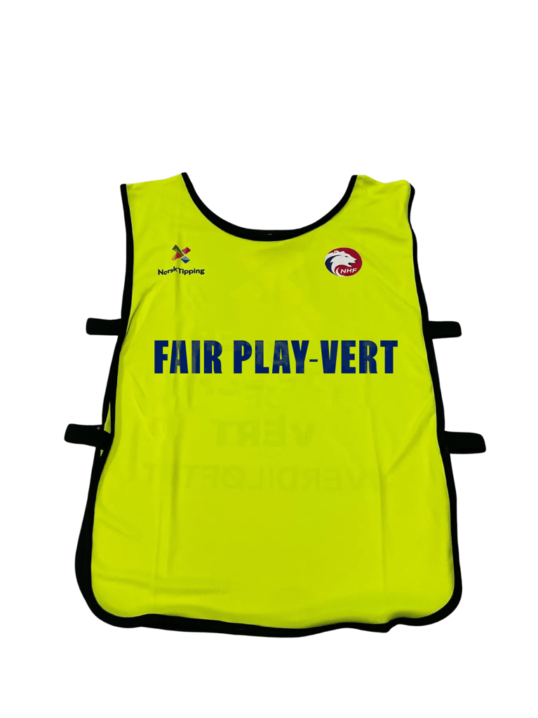 NHF #VERDILØFTET Fair Play Vert Vest Gul 7