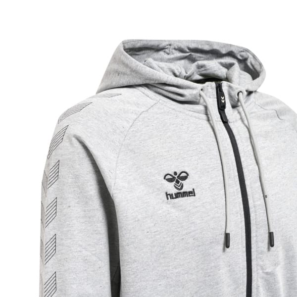 hmlMOVE GRID COTTON ZIP HOODIE