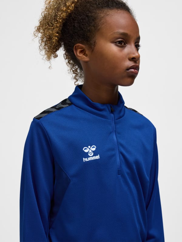 hmlAUTHENTIC PL HALF ZIP SWEAT KIDS
