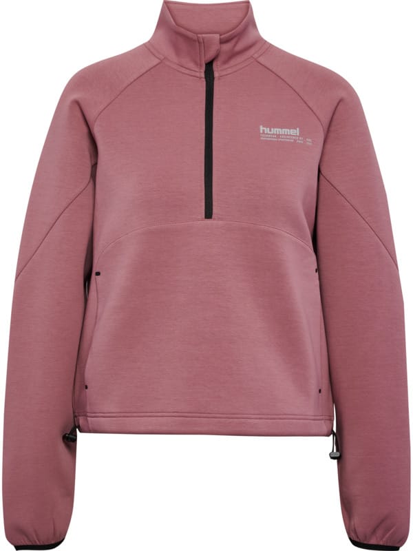 hmlTECH FLEECE WOMEN BOXY HALF ZIP
