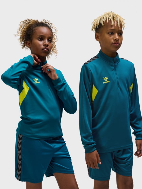 hmlAUTHENTIC PL HALF ZIP SWEAT KIDS